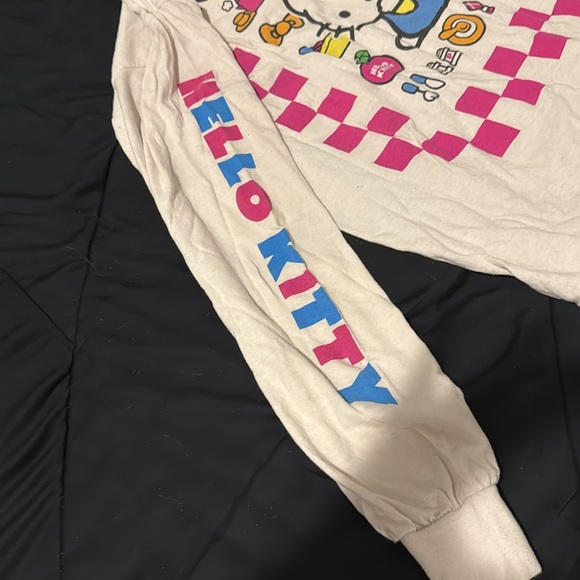 Hello Kitty White Long Sleeve Shirt - Size Small - $15 - Picture 4 of 5